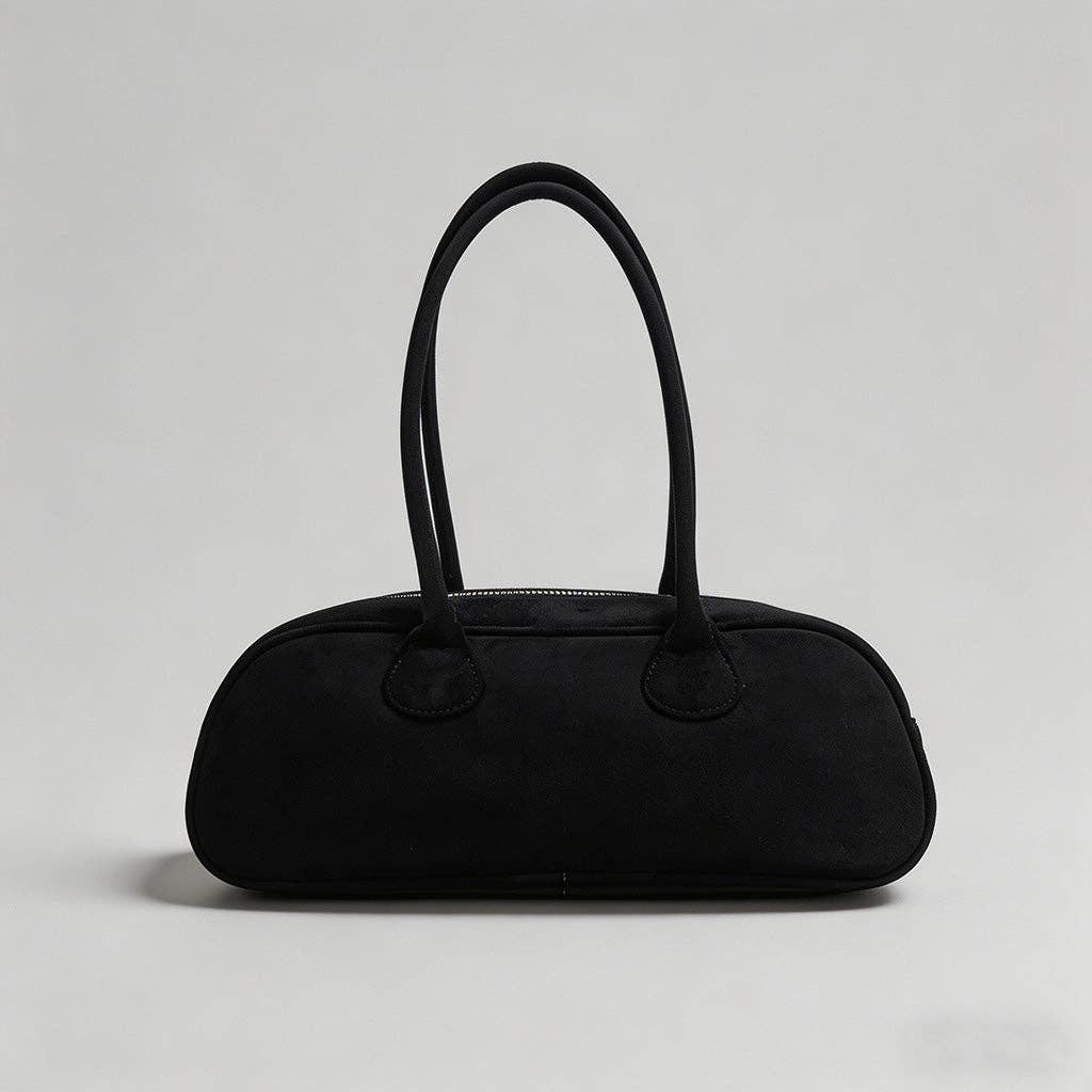 Vintage Suede Long Shoulder Bag