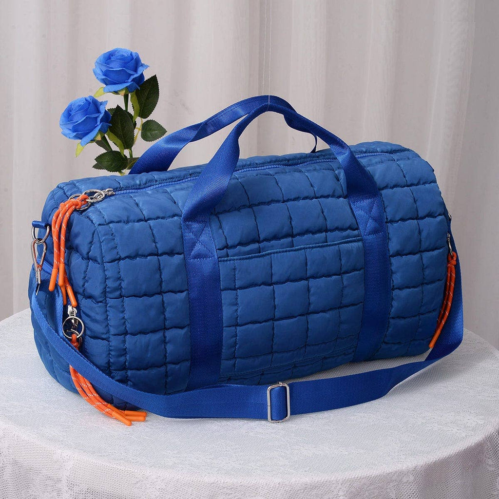 Quilted Puffer Weekender/Duffel Bag