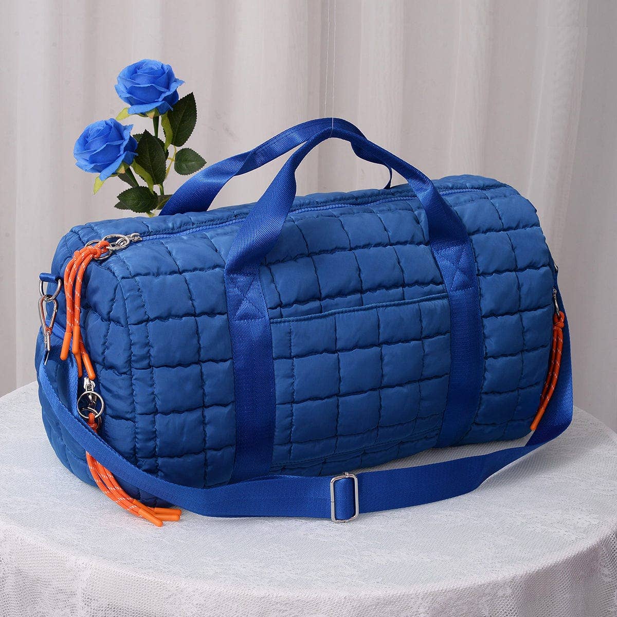 Quilted Puffer Weekender/Duffel Bag