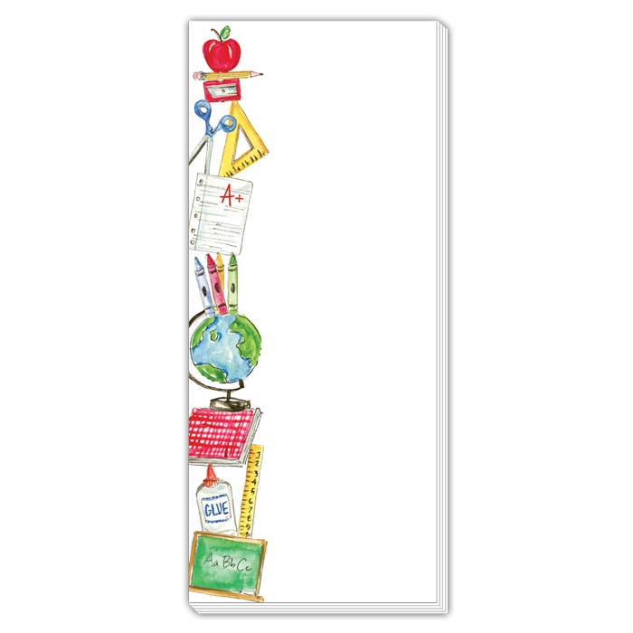 Teacher Icons Skinny Notepad