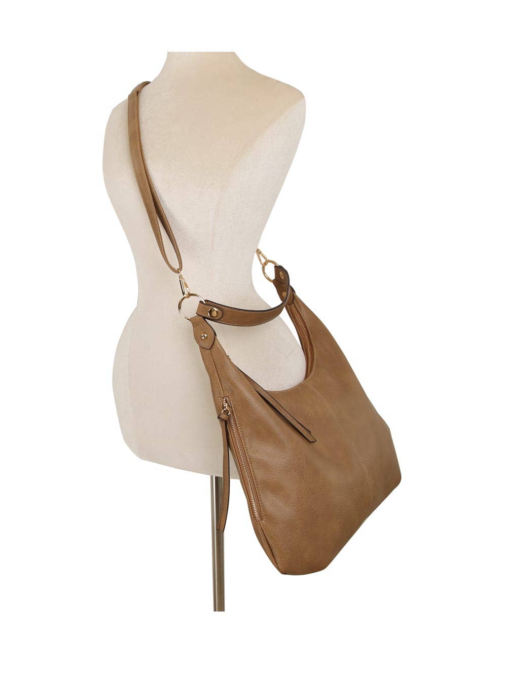 LMD038Z 3 in 1 Hobo, Crossbody, Wristlet Set
