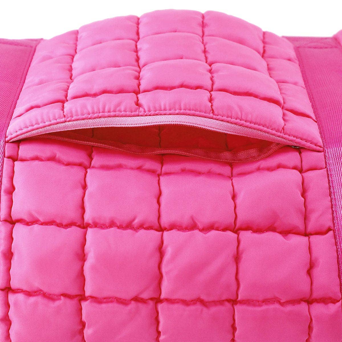 Quilted Puffer Weekender/Duffel Bag