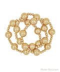 Gold Bubble Beaded Bracelet Set