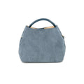 Slate Blue Suede Handbag