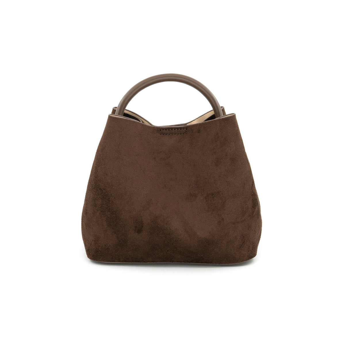 Chocolate Suede Handbag