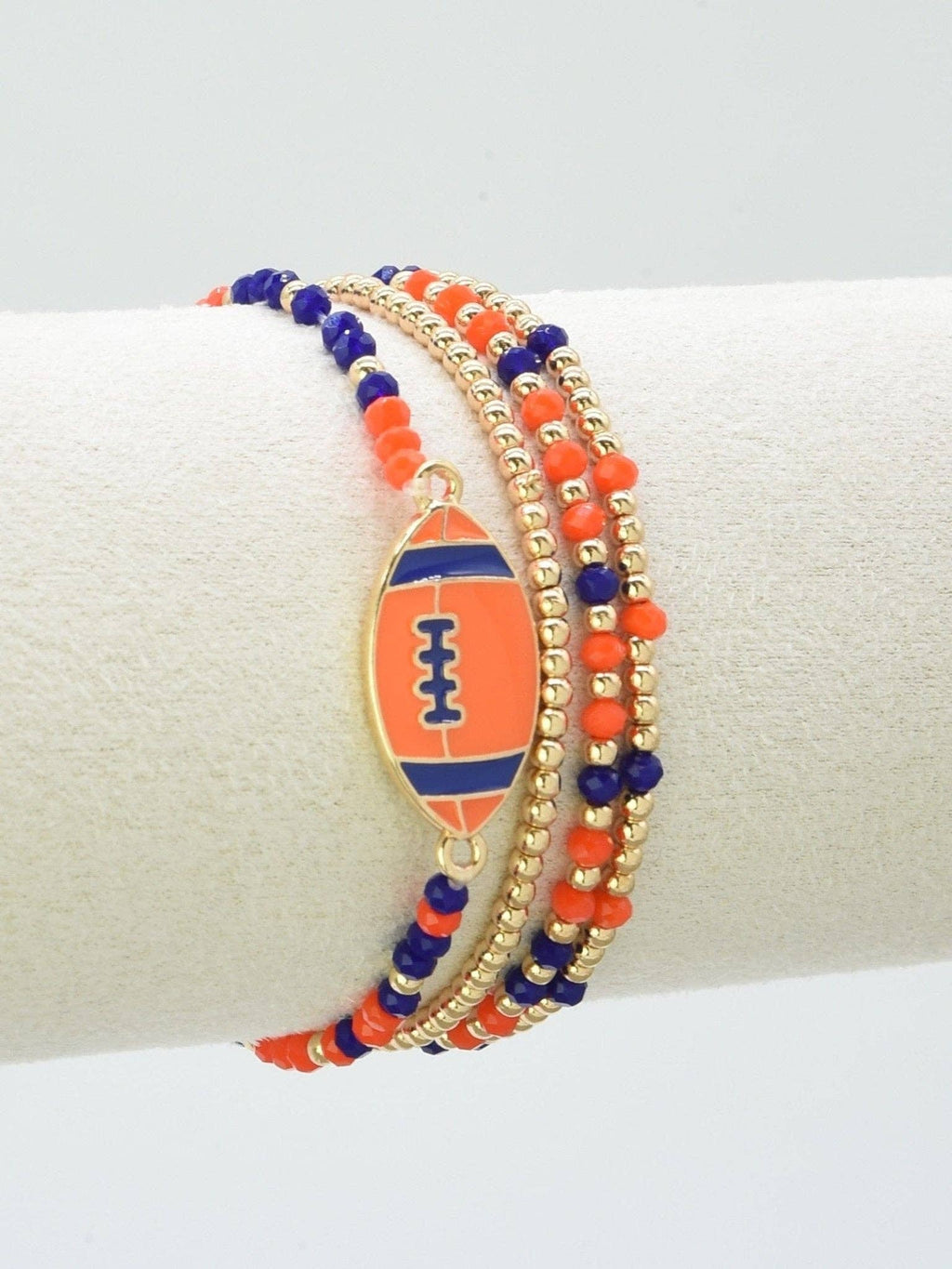 Gameday Football Charm Bracelet Set