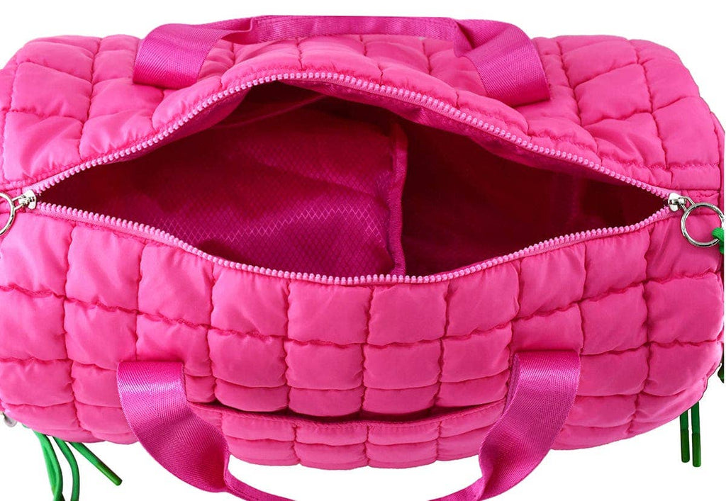 Quilted Puffer Weekender/Duffel Bag