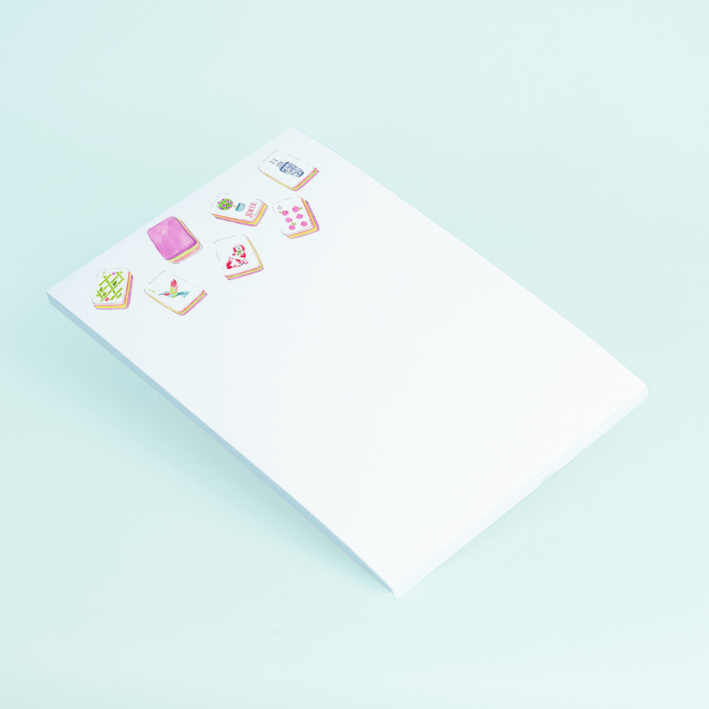 Large Mahjong Tiles Notepad