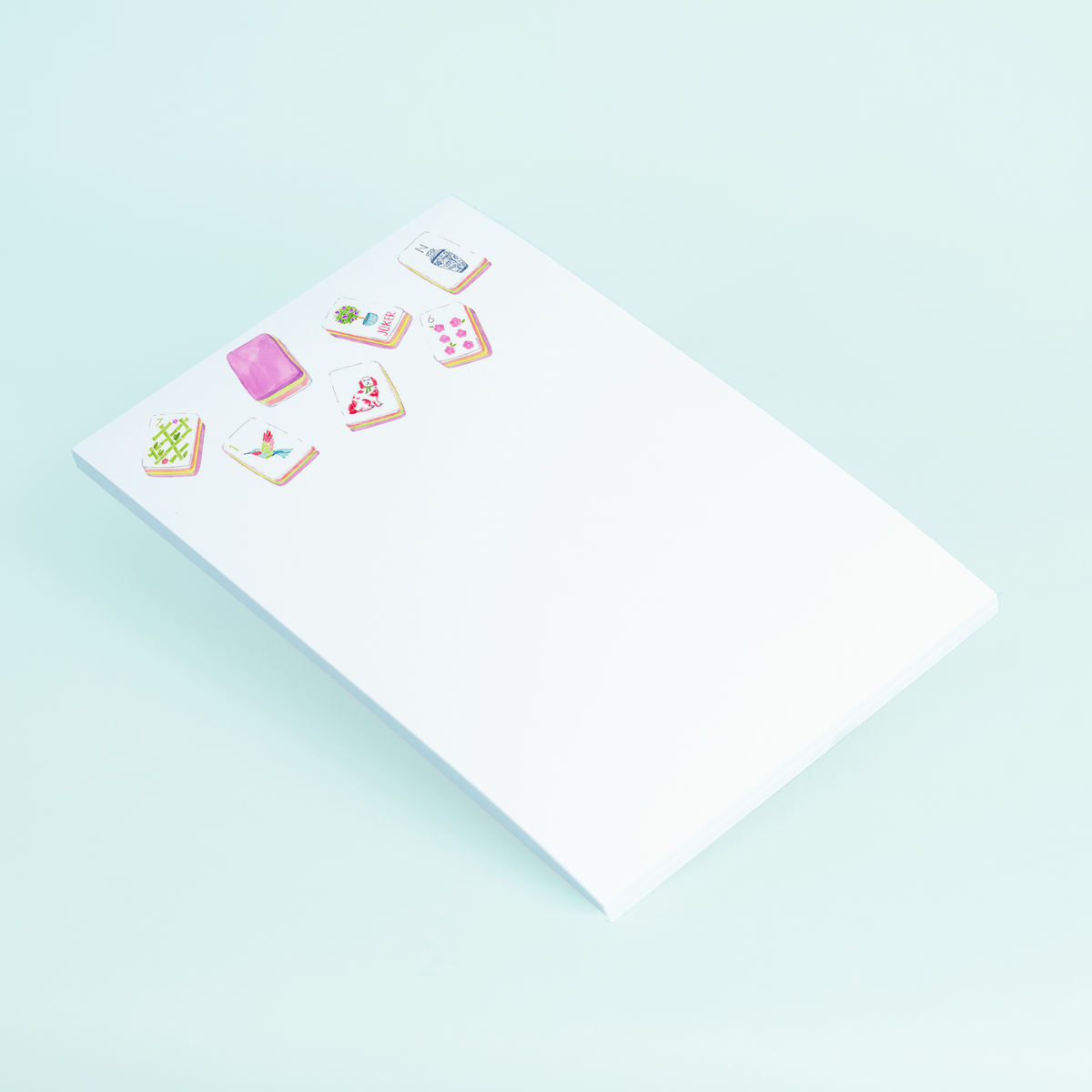 Large Mahjong Tiles Notepad