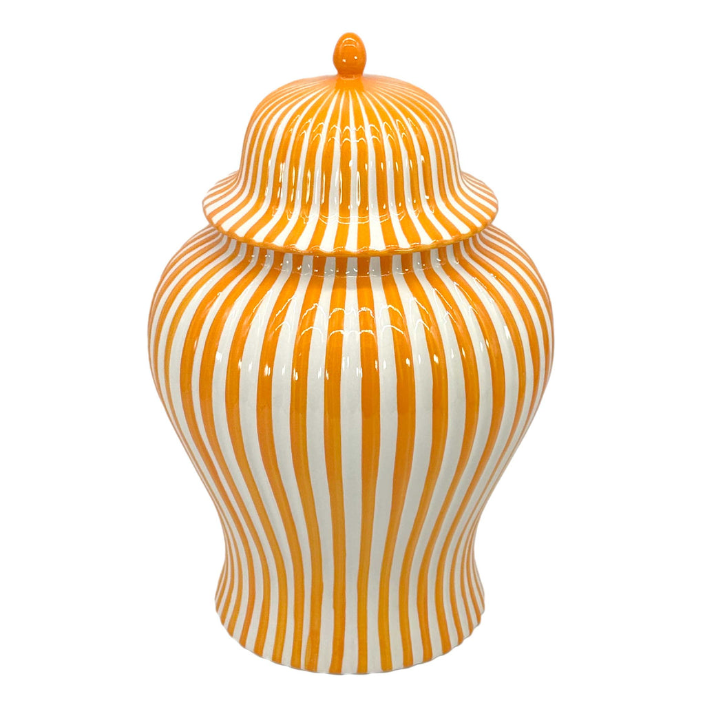 Candy Cane Striped Ceramic Vase 18" [New Colors 2026]