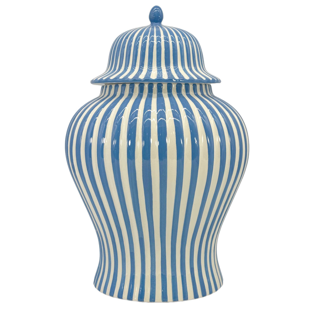 Candy Cane Striped Ceramic Vase 18" [New Colors 2026]