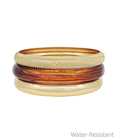 Gold & Tortoise Bracelet Stack