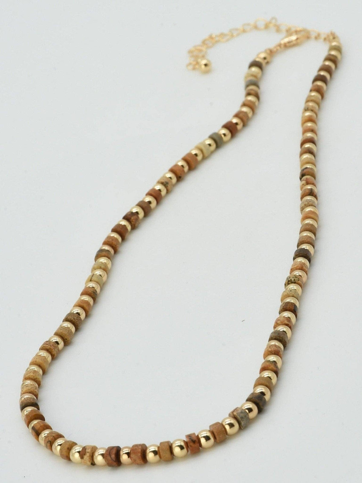 CCB Bead Semi Precious Necklace