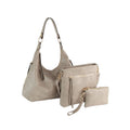 LMD038Z 3 in 1 Hobo, Crossbody, Wristlet Set