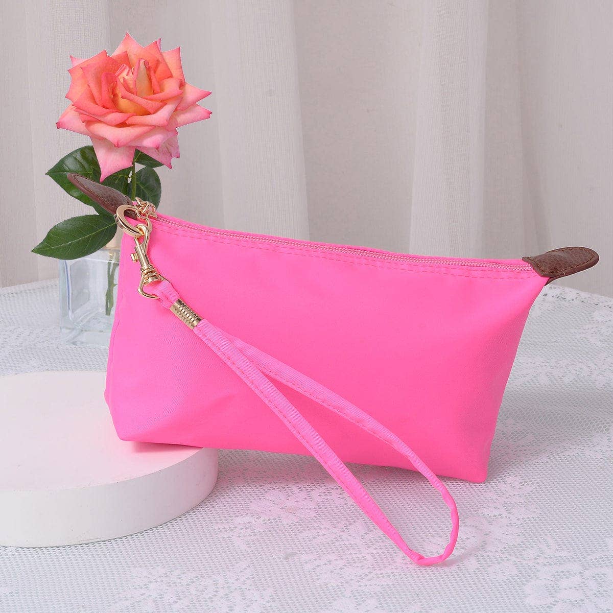 Nylon Fabric Cosmetic Bag