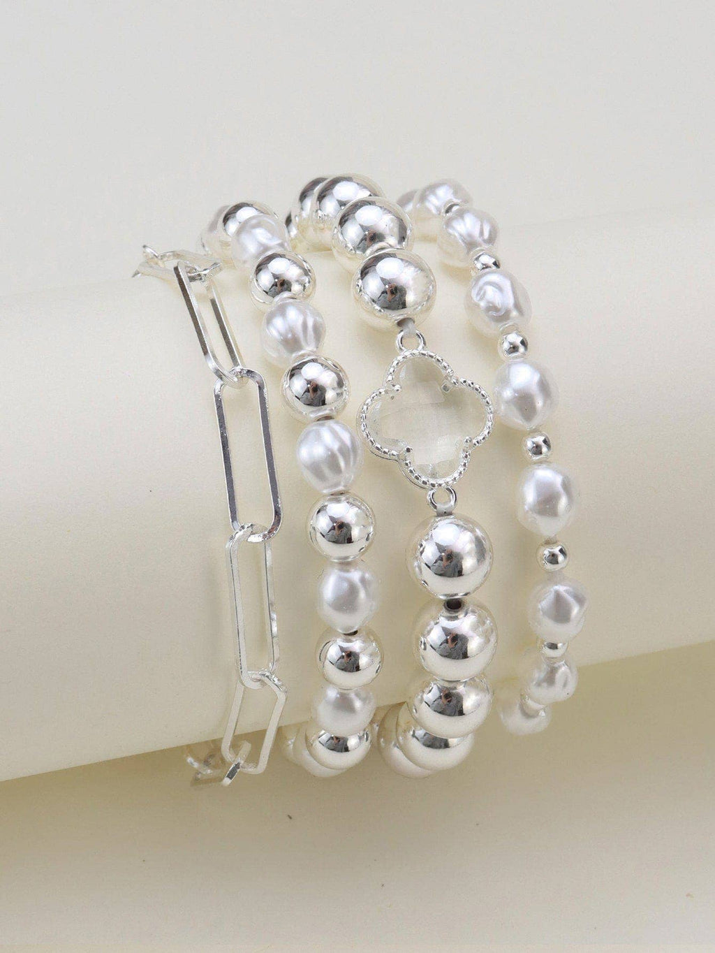 Multi Clover Bracelet Set