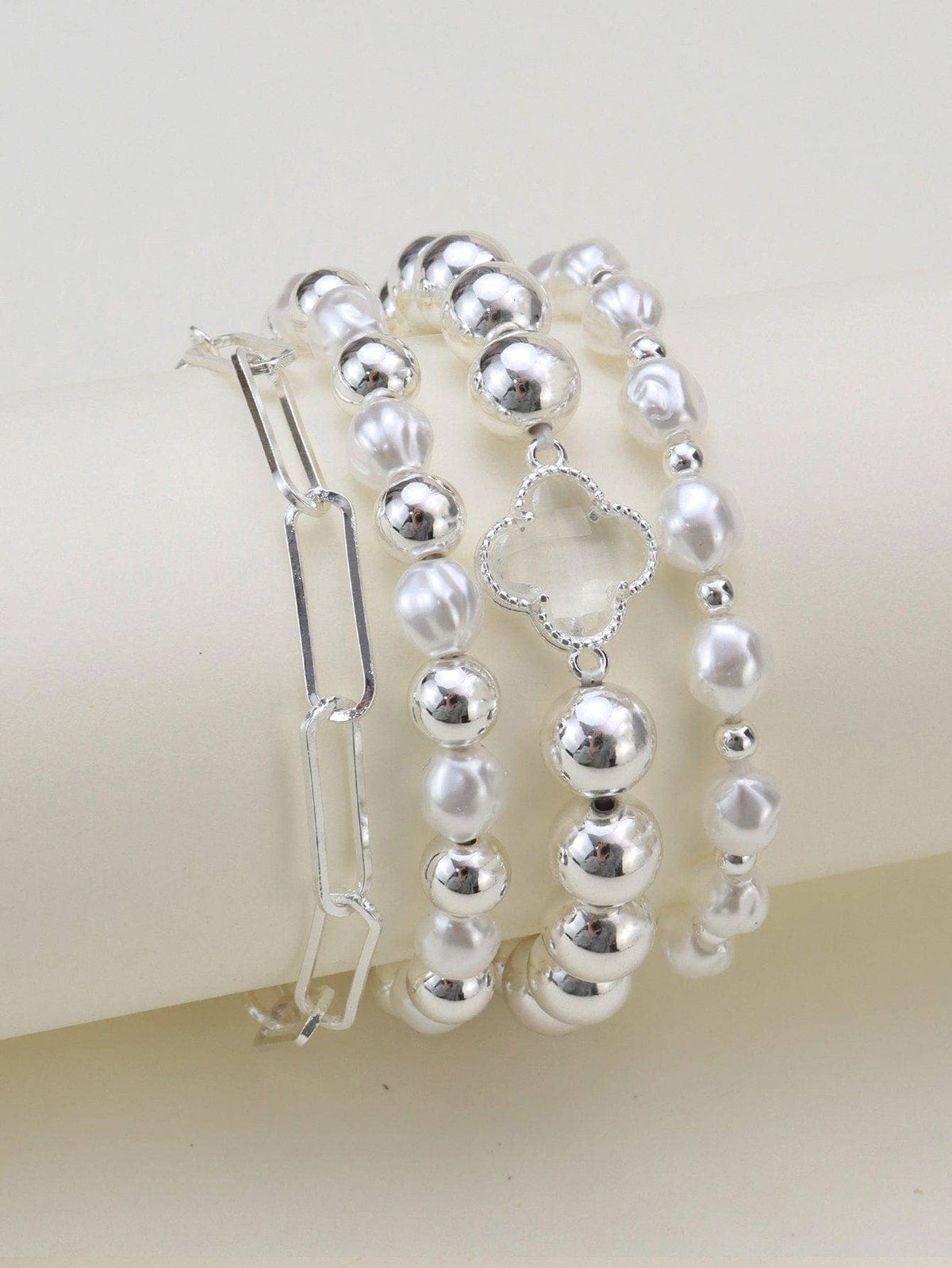 Multi Clover Bracelet Set