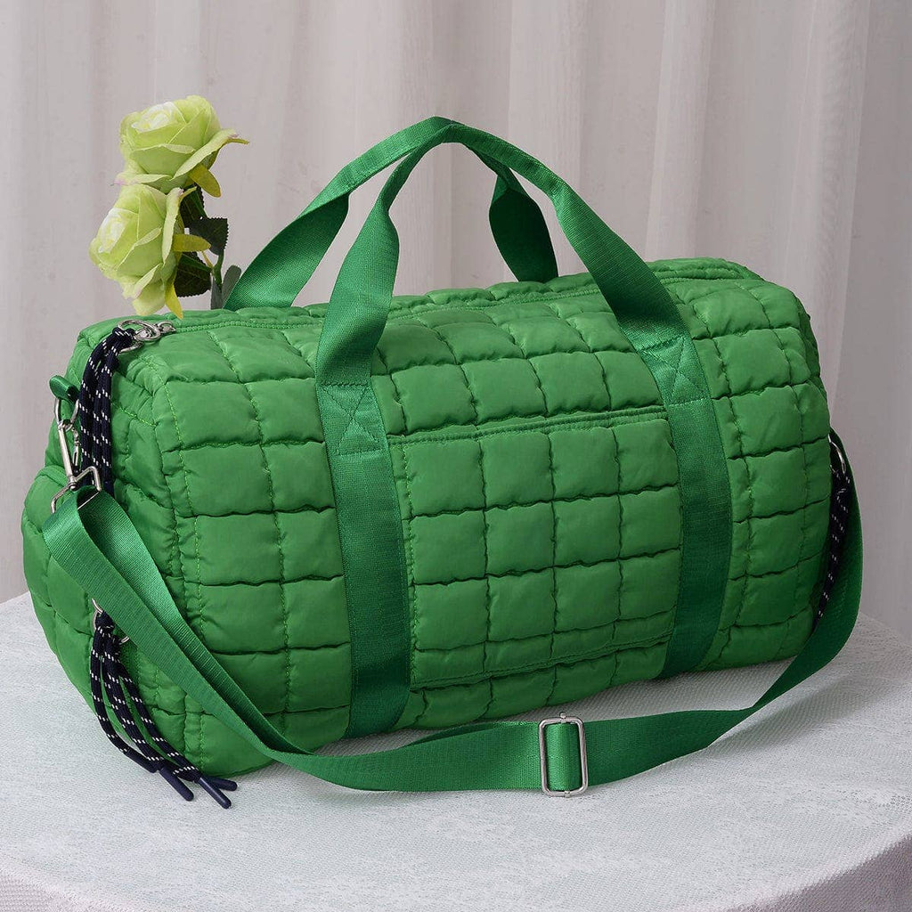Quilted Puffer Weekender/Duffel Bag