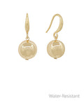 Gold Ball Drop Earrings