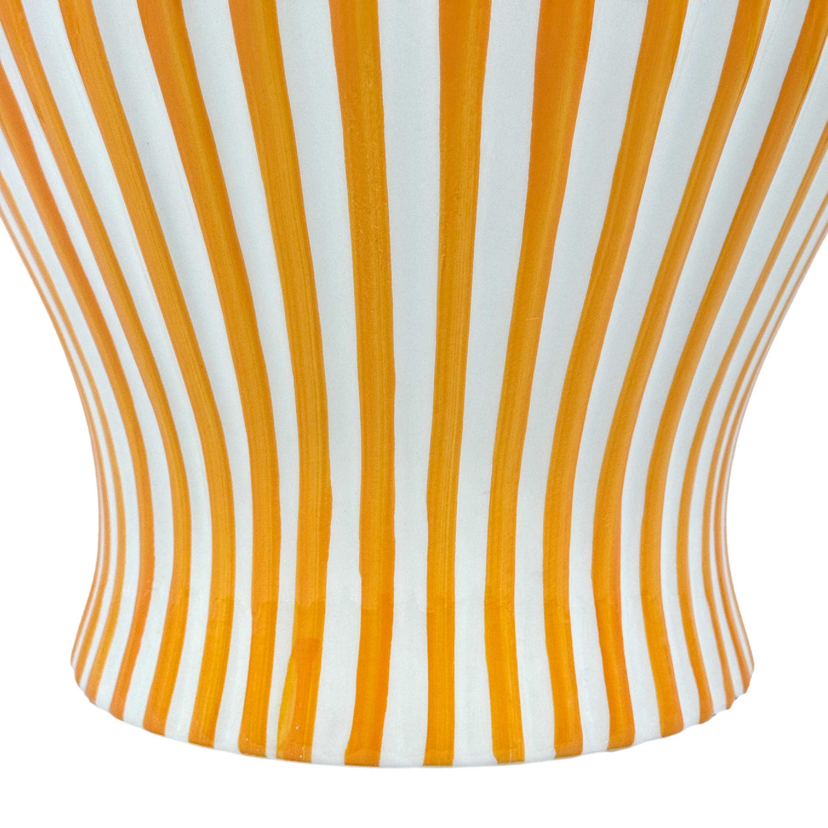 Candy Cane Striped Ceramic Vase 18" [New Colors 2026]