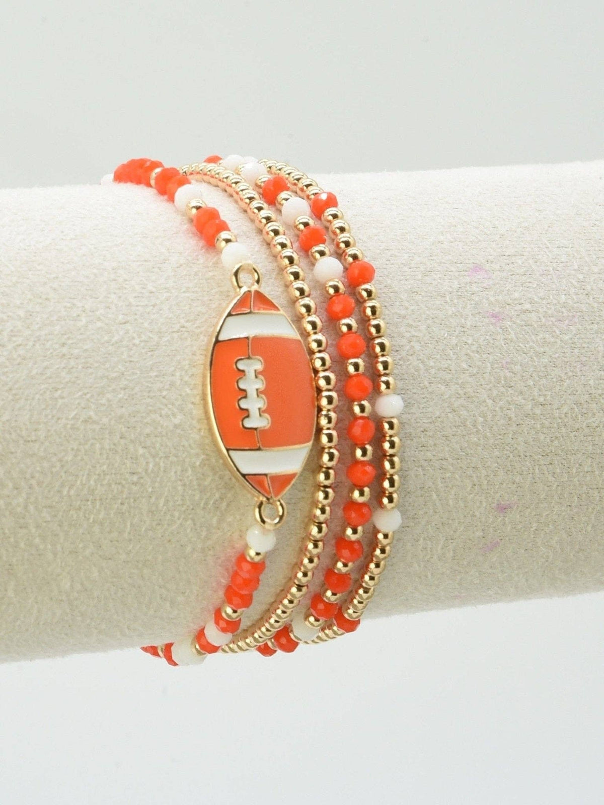 Gameday Football Charm Bracelet Set