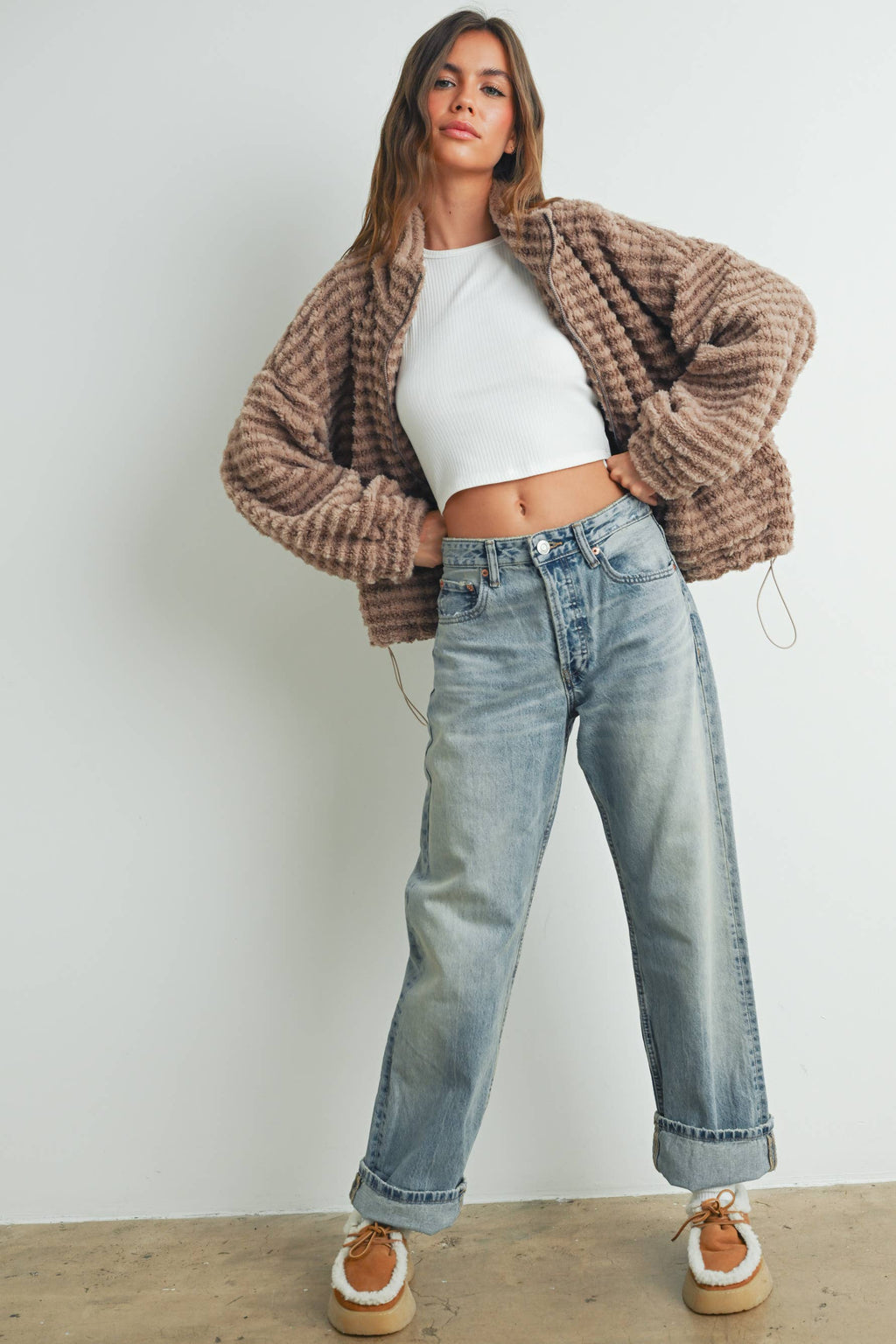 Collared Puffer Jacket - BMJ7497