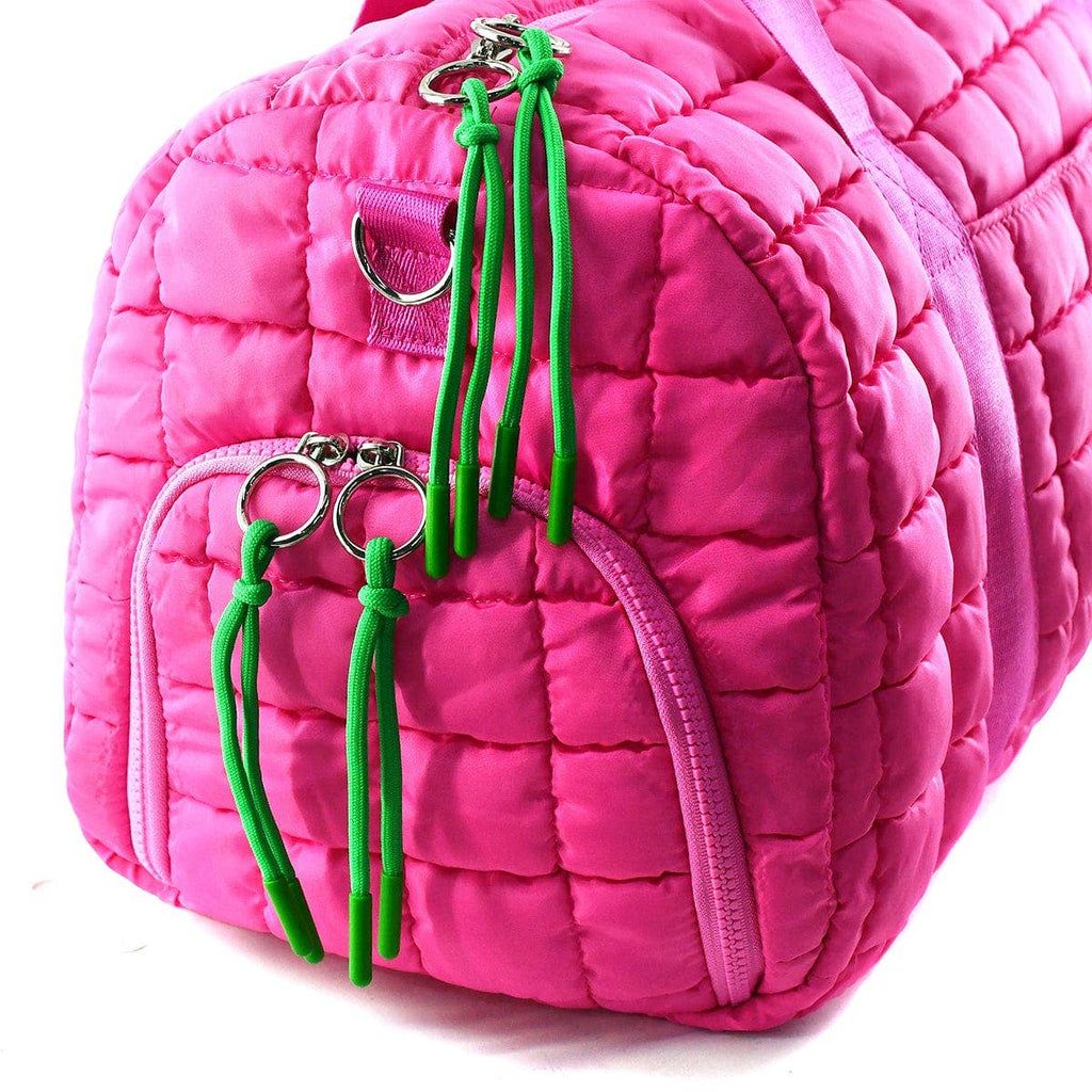 Quilted Puffer Weekender/Duffel Bag