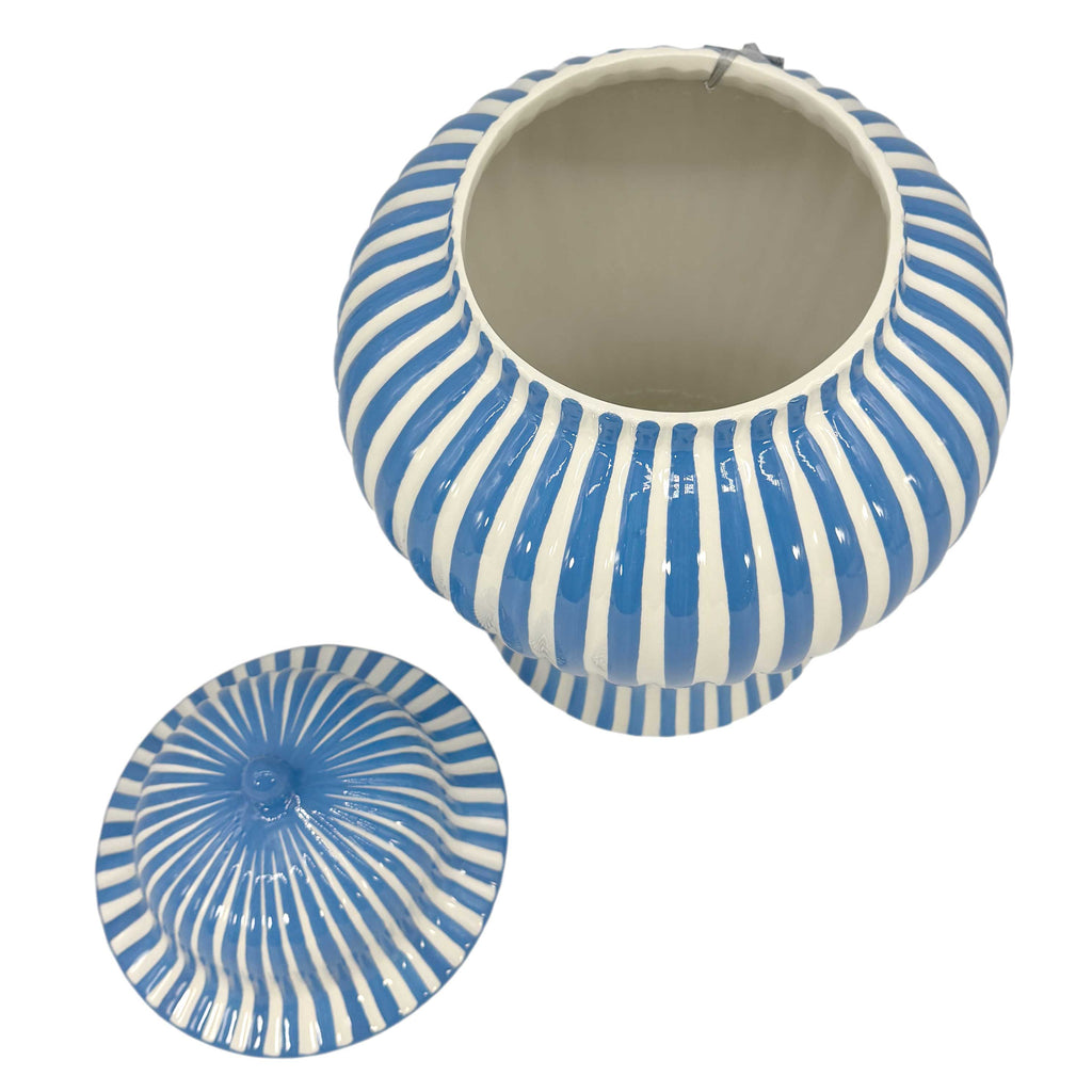 Candy Cane Striped Ceramic Vase 18" [New Colors 2026]
