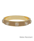 Gold Crystal Statement Bangle