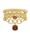 Gemstone Bracelet Stack