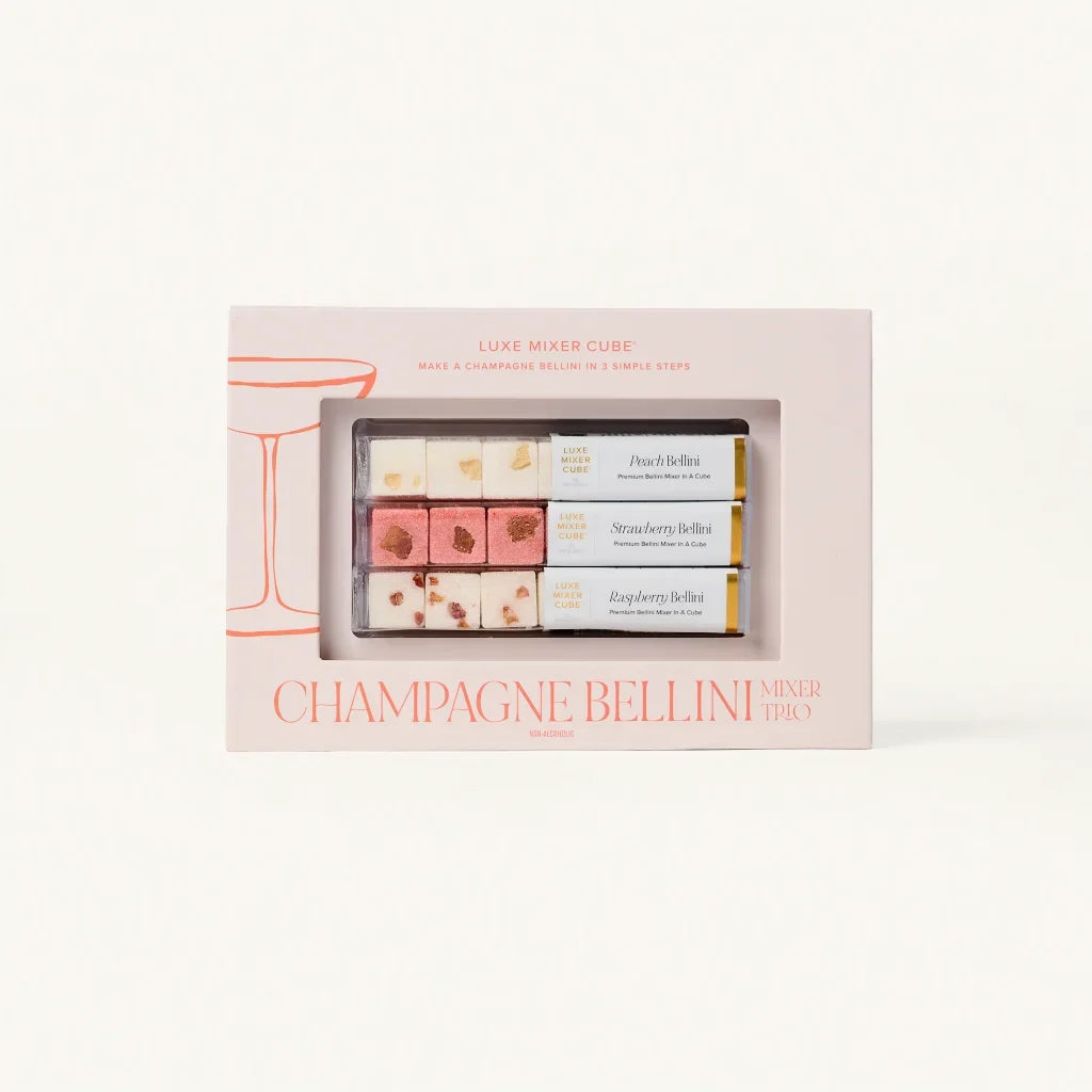 Champagne Bellini Mixer Trio