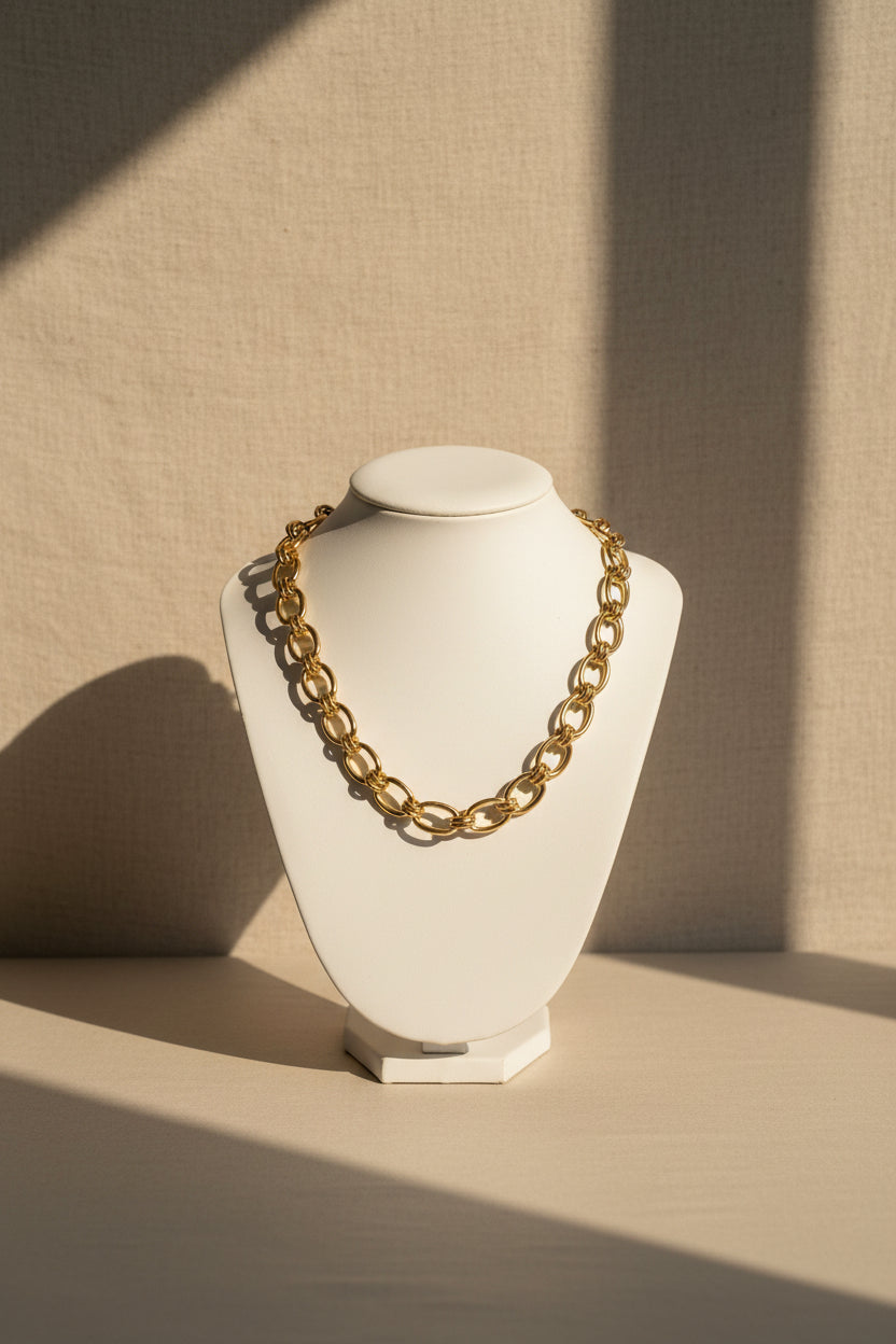 Linked Up Statement Necklace