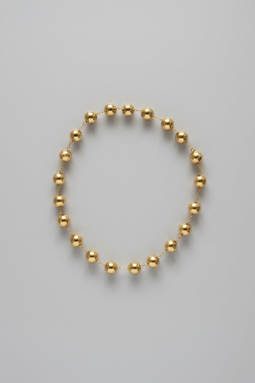 Classic Gold Bead Necklace
