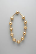Gold Ball & Chain Necklace