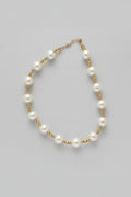 Pearl & Gold Beaded Necklace