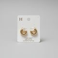 Textured Gold Hoops