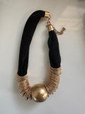 Black & Gold Statement Necklace