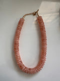 Blush Pink Beaded Necklace