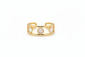 Mother of Pearl Clover Cuff