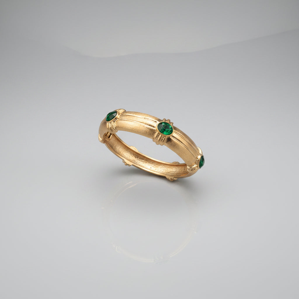 Emerald Green Stone Bracelet