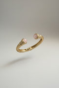 Blush Stone Gold Cuff