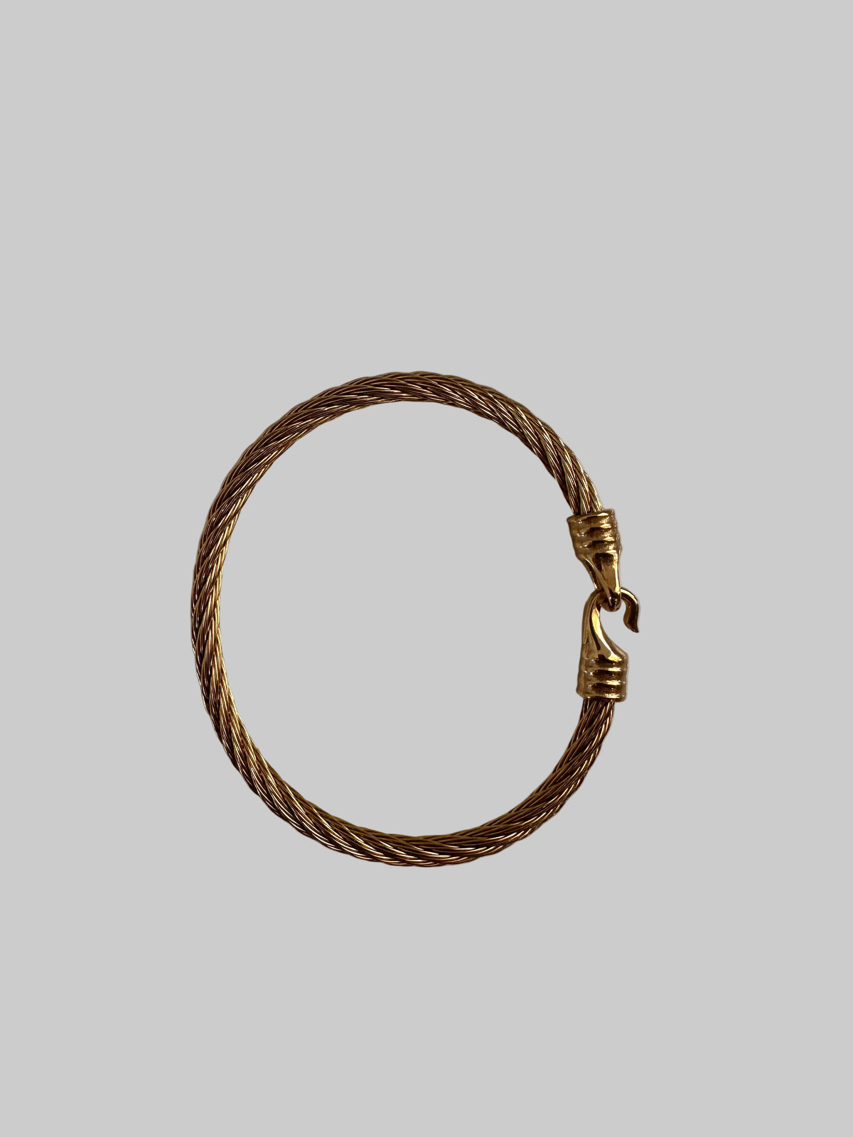 Twisted Gold Wire Bracelet