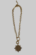 Vintage Coin and Pearl Necklace