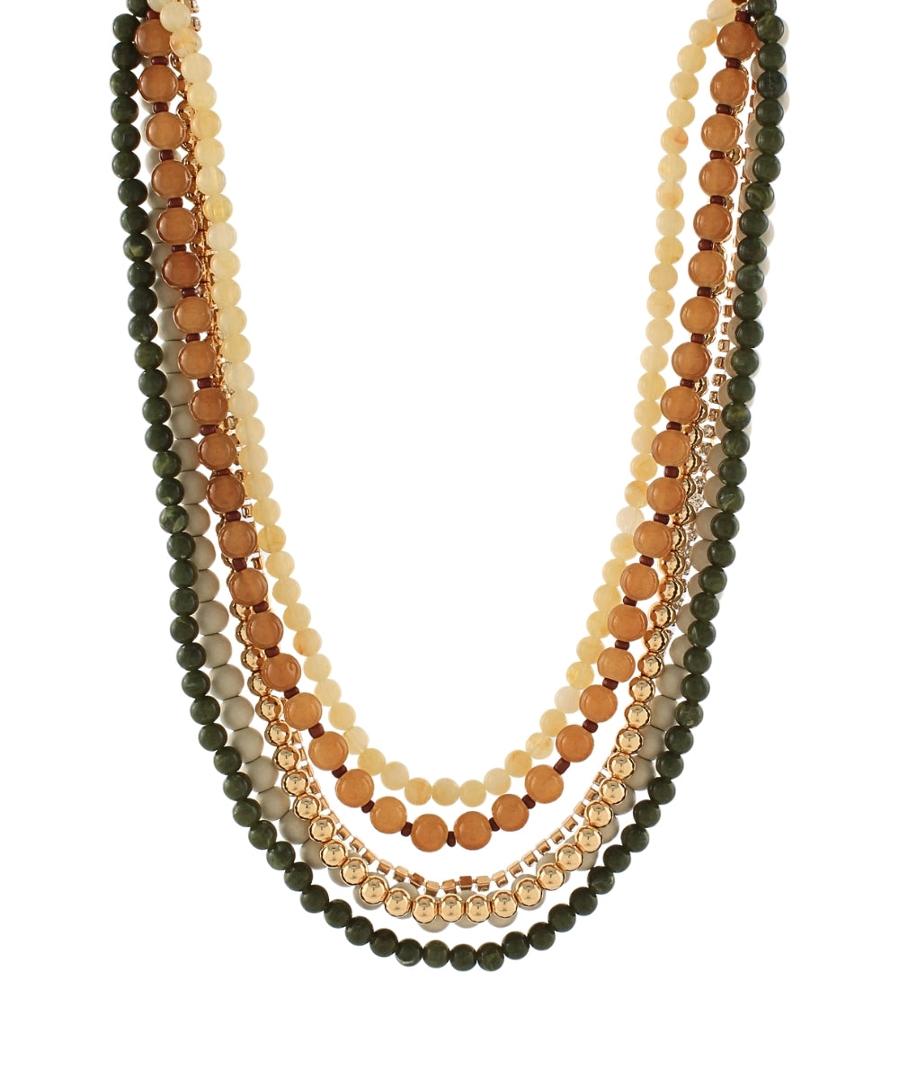Ivory Multi Necklace Stack