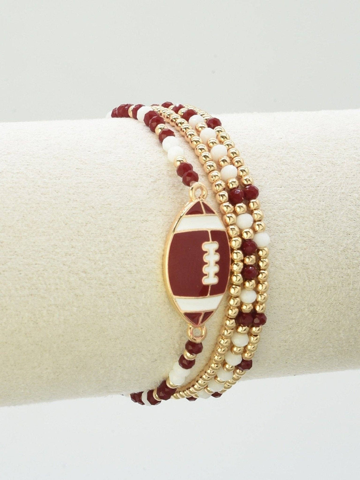 Gameday Football Charm Bracelet Set