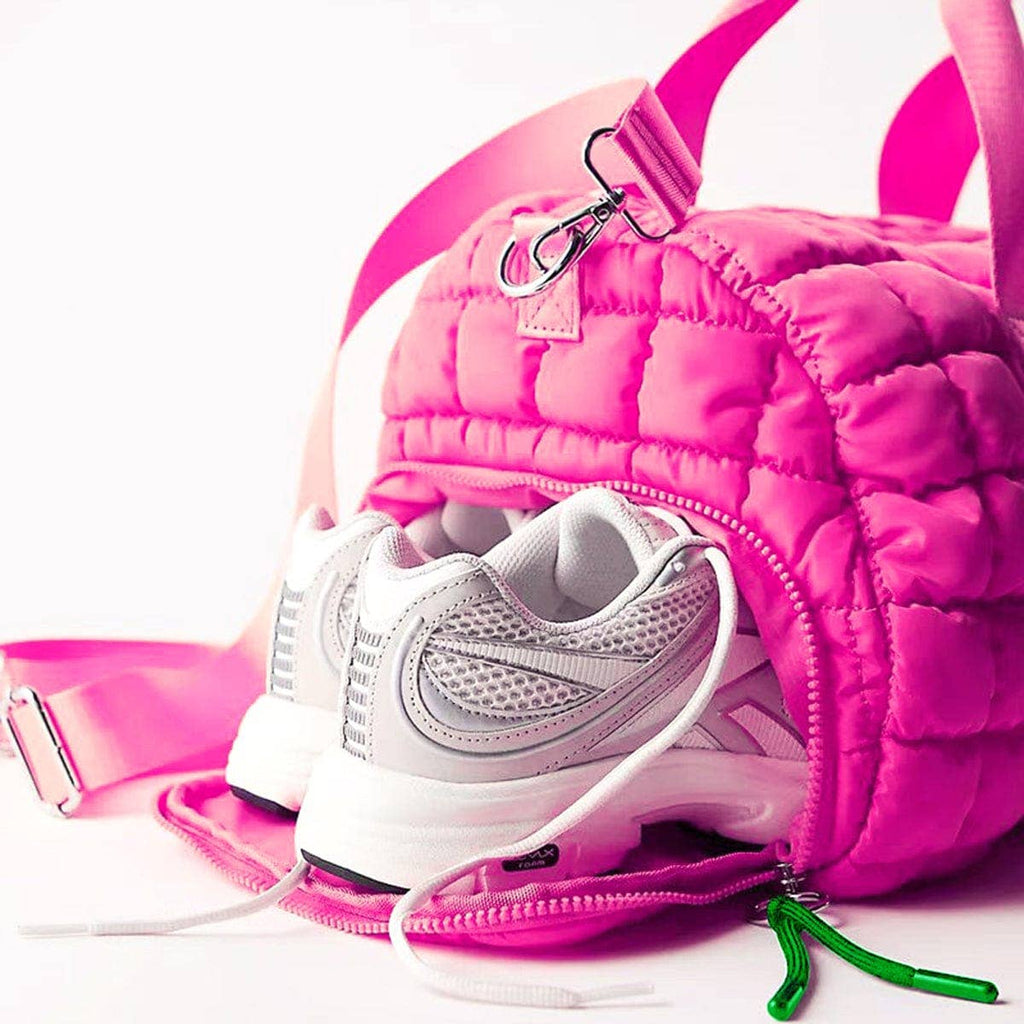 Quilted Puffer Weekender/Duffel Bag
