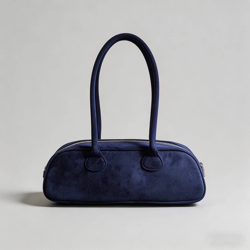 Vintage Suede Long Shoulder Bag