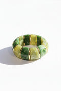 Green Marble Statement Bracelet