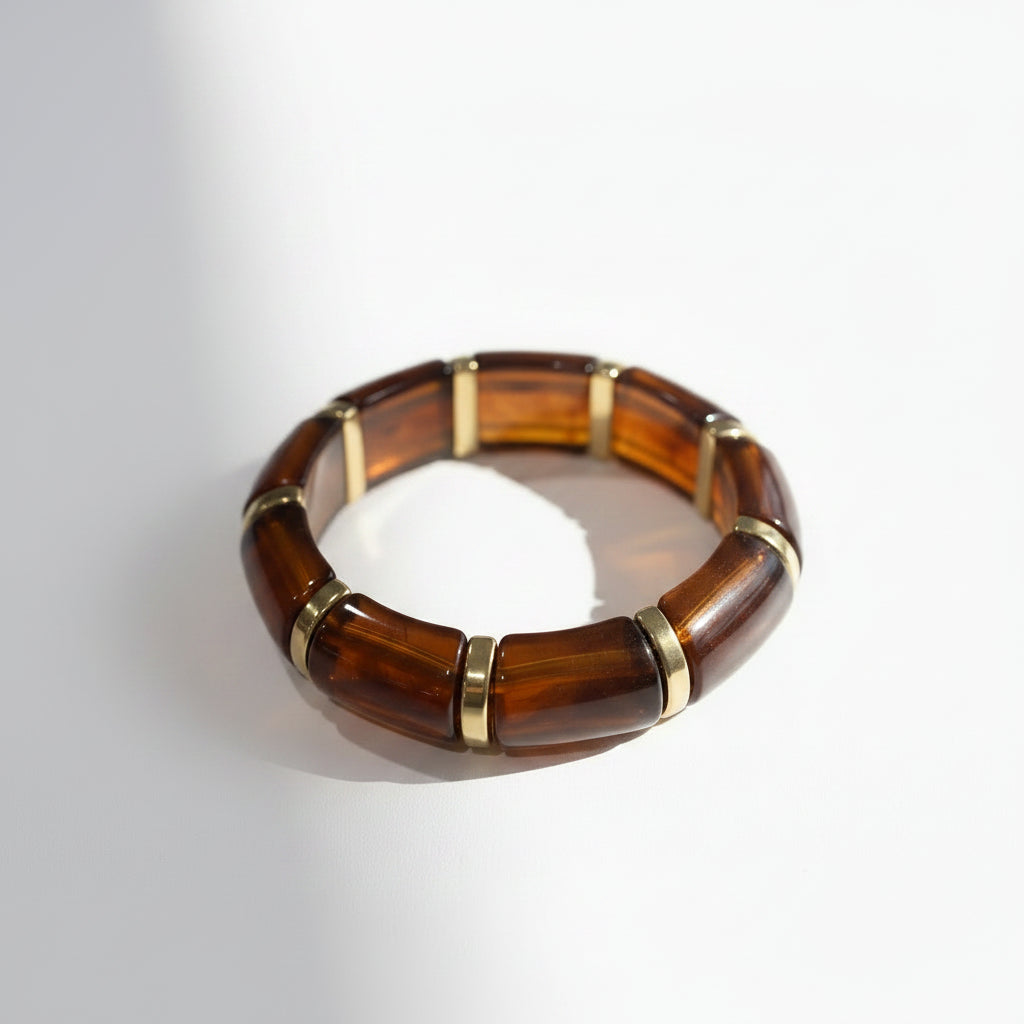 Tortoise Shell Statement Bracelet