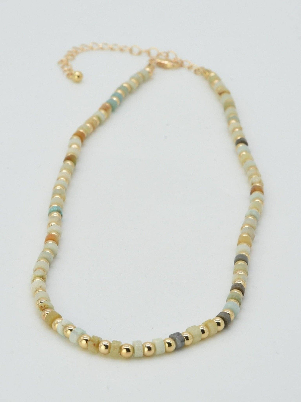 CCB Bead Semi Precious Necklace